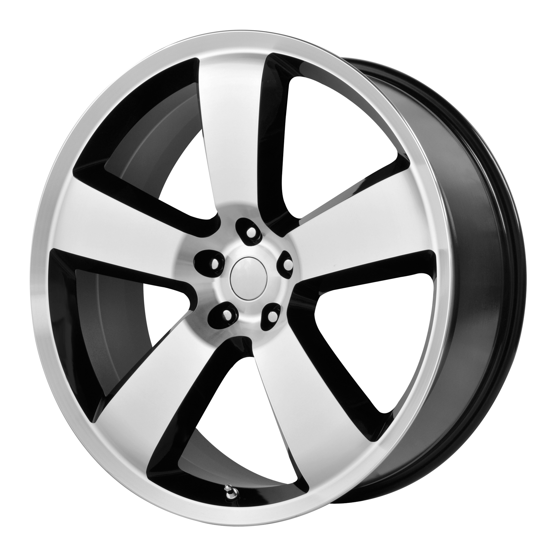 PERFORMANCE REPLICAS PR119 20X9 20 5X115/5X115 Gloss Black/Machined Lip