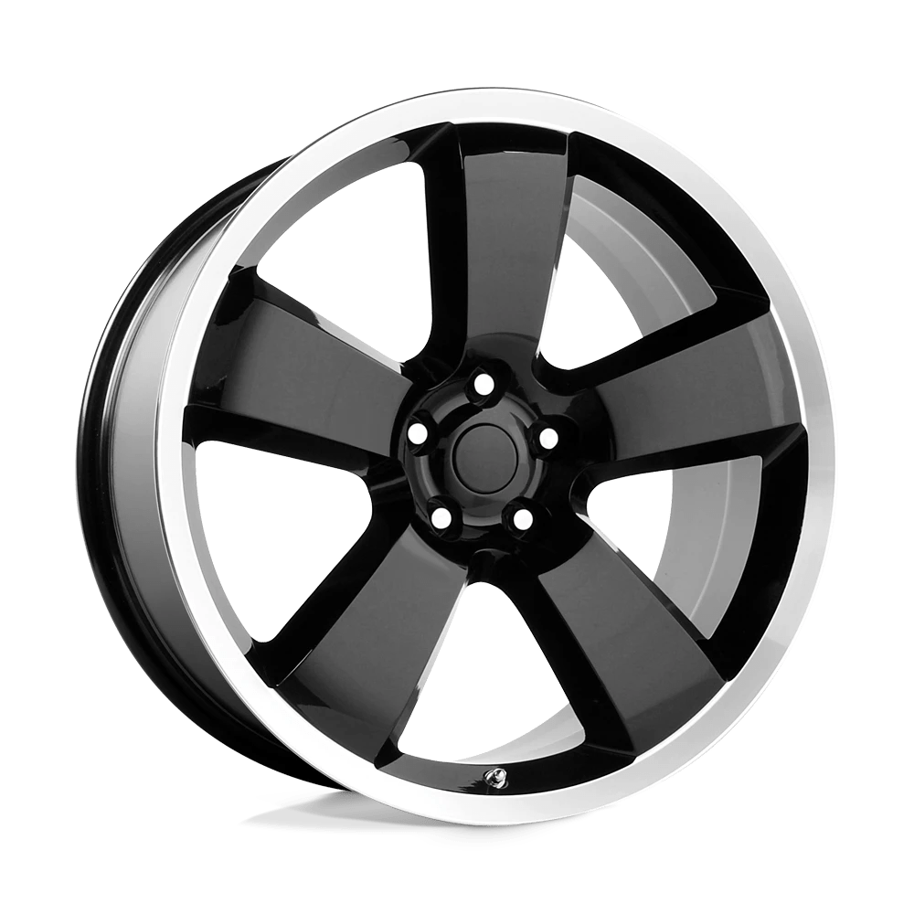 PERFORMANCE REPLICAS PR119 20X9 20 5X115/5X115 Gloss Black/Machined Lip