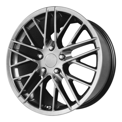 PERFORMANCE REPLICAS PR121 19X10 56 5X120.65/5X4.75 Hyper Silver Dark