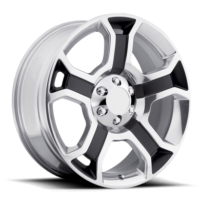 PERFORMANCE REPLICAS PR127 22X9 44 6X135/6X5.3 Gloss Black/Polished Spokes & Lip