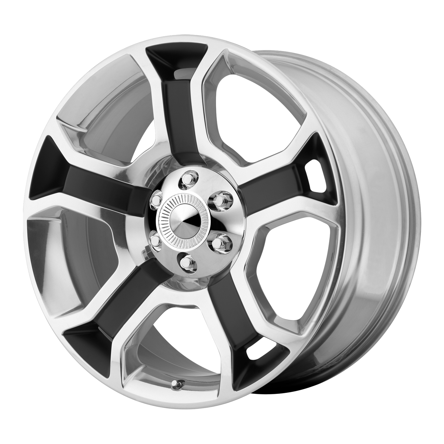 PERFORMANCE REPLICAS PR127 22X9 44 6X135/6X5.3 Gloss Black/Polished Spokes & Lip
