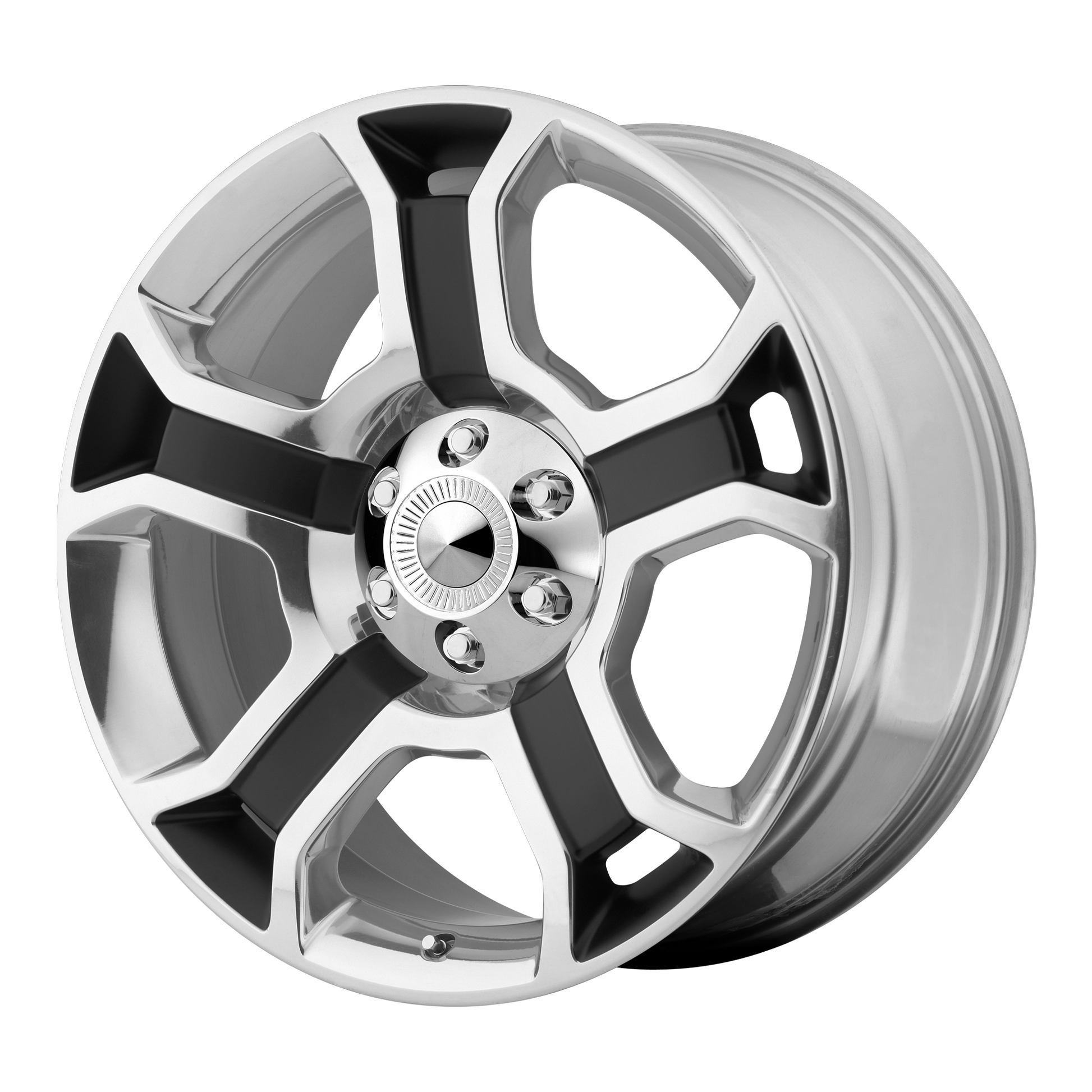 PERFORMANCE REPLICAS PR127 22X9 44 6X135/6X5.3 Gloss Black/Polished Spokes & Lip