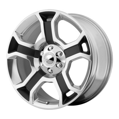 PERFORMANCE REPLICAS PR127 22X9 44 6X135/6X5.3 Gloss Black/Polished Spokes & Lip
