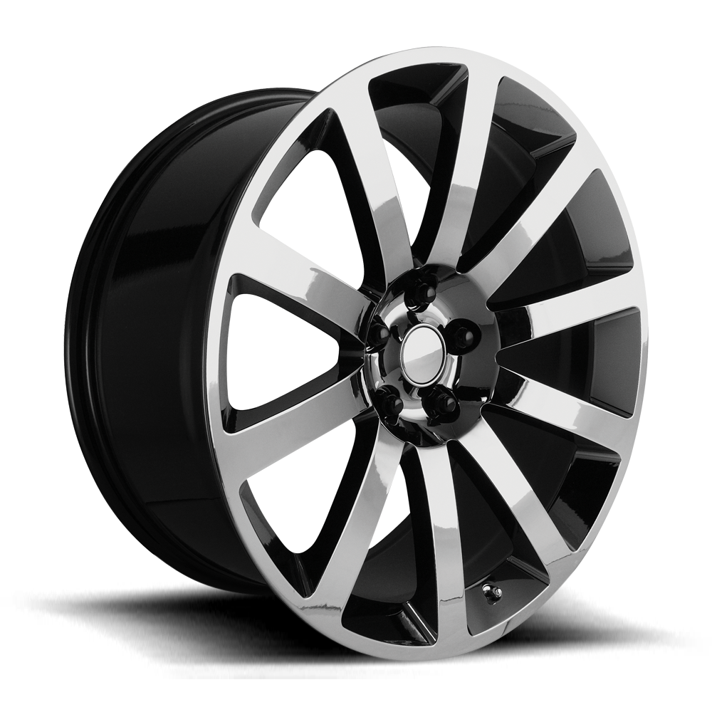 PERFORMANCE REPLICAS PR146 20X9 26 5X115/5X115 Black Chrome PVD