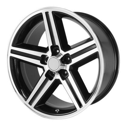 PERFORMANCE REPLICAS PR148 16X8 0 5X120.65/5X4.75 Gloss Black Machined