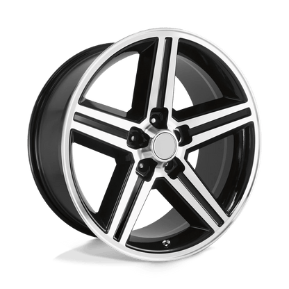 PERFORMANCE REPLICAS PR148 17X8 0 5X120.65/5X4.75 Gloss Black Machined