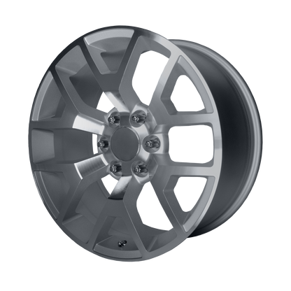 PERFORMANCE REPLICAS PR150 20X9 27 6X139.7/6X5.5 Silver Machined