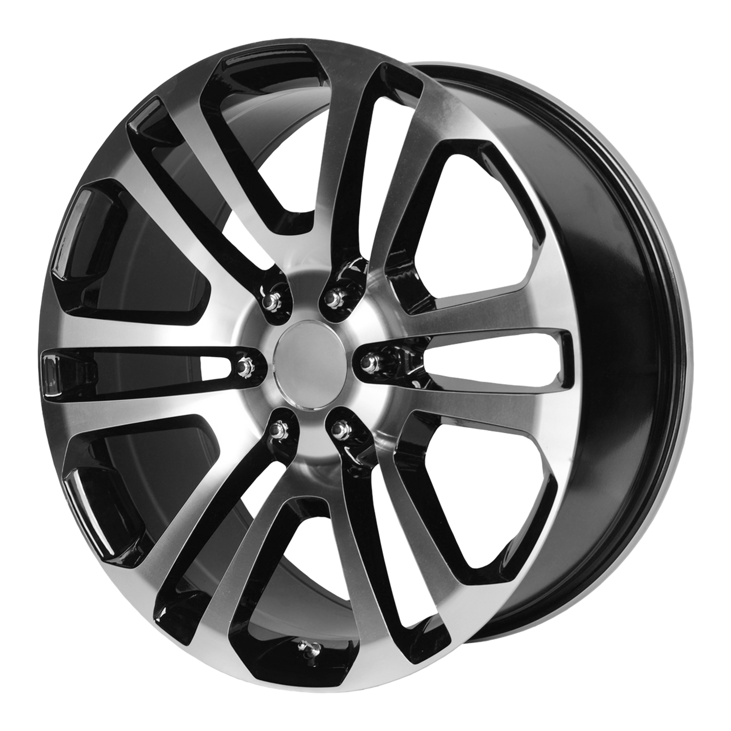 PERFORMANCE REPLICAS PR158 22X9 24 6X139.7/6X5.5 Gloss Black with Machined Face