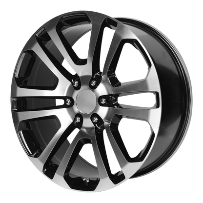 PERFORMANCE REPLICAS PR158 22X9 24 6X139.7/6X5.5 Gloss Black with Machined Face