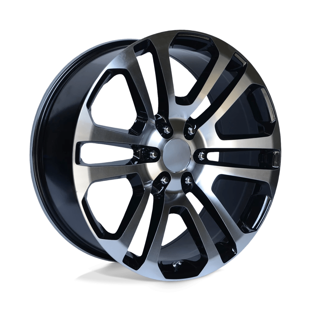 PERFORMANCE REPLICAS PR158 20X9 24 6X139.7/6X5.5 Gloss Black with Machined Face
