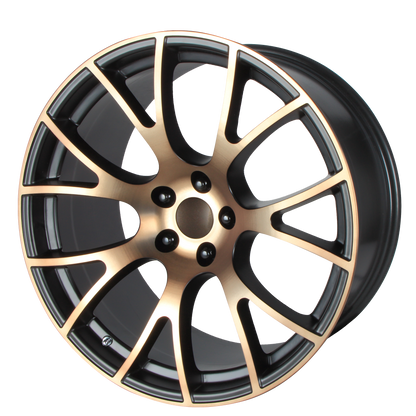 PERFORMANCE REPLICAS PR161 22X9 18 5X115/5X115 Black Bronze