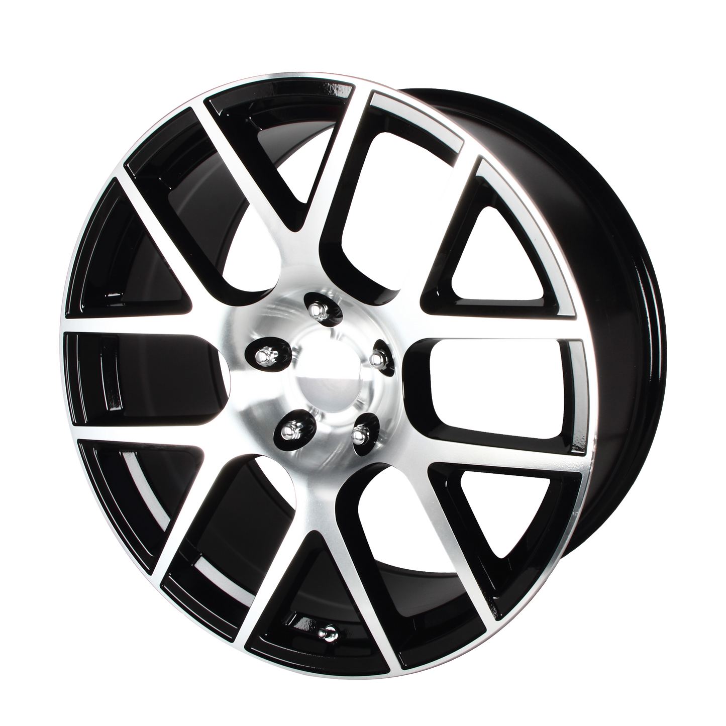 PERFORMANCE REPLICAS PR163 20X9 20 5X115/5X115 Gloss Black Machined