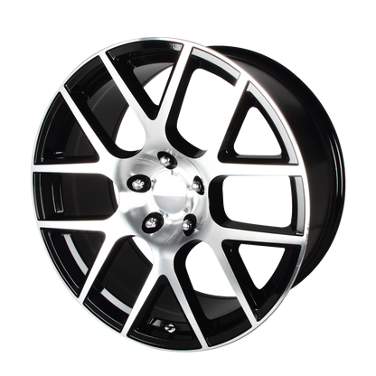 PERFORMANCE REPLICAS PR163 20X9 20 5X115/5X115 Gloss Black Machined