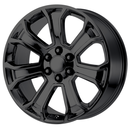PERFORMANCE REPLICAS PR166 22X9 24 6X139.7/6X5.5 Gloss Black