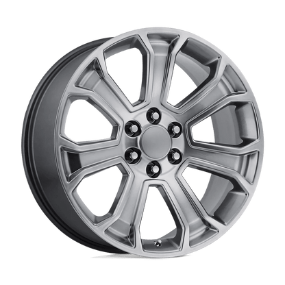 PERFORMANCE REPLICAS PR166 22X9 24 6X139.7/6X5.5 Hyper Silver