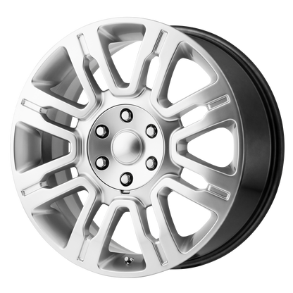 PERFORMANCE REPLICAS PR167 20X8.5 44 6X135/6X5.3 Hyper Silver