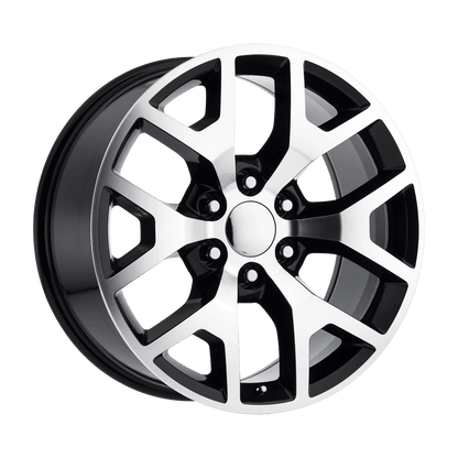PERFORMANCE REPLICAS PR169 20X9 27 6X139.7/6X5.5 Gloss Black with Machined Spokes