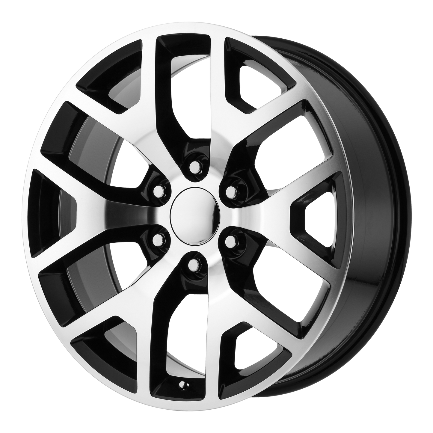 PERFORMANCE REPLICAS PR169 24X10 31 6X139.7/6X5.5 Gloss Black with Machined Spokes