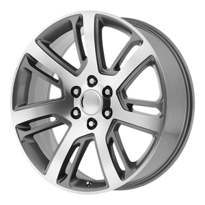 OE Creations PR171 22X9 24 6X139.7/6X5.5 Gunmetal with Machined Face