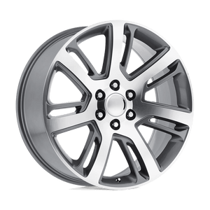 OE Creations PR171 22X9 24 6X139.7/6X5.5 Gunmetal with Machined Face