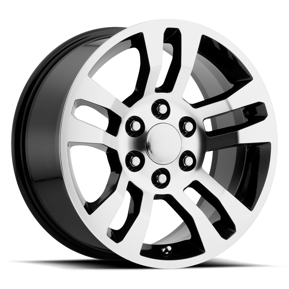 PERFORMANCE REPLICAS PR175 18X8 24 6X139.7/6X5.5 Gloss Black Machined