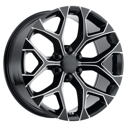 PERFORMANCE REPLICAS PR176 20X9 24 6X139.7/6X5.5 Gloss Black Milled
