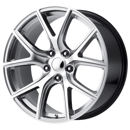 PERFORMANCE REPLICAS PR181 20X9 20 5X115/5X115 Hyper Silver Machined