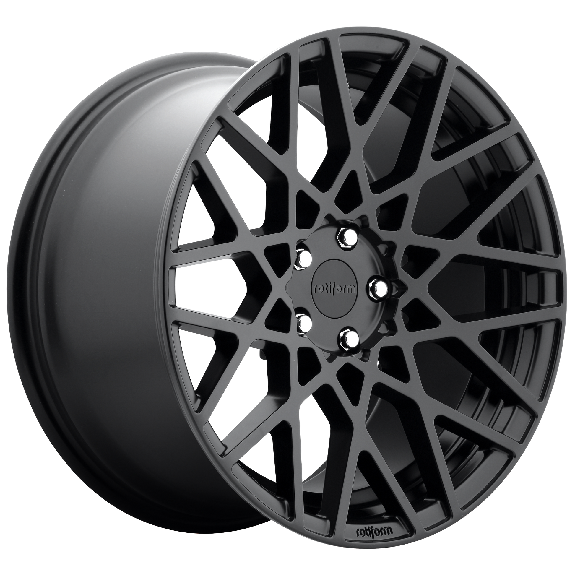 Rotiform 1PC R112 BLQ 18x8.5 38 5x114.3/5x4.5 MATTE BLACK