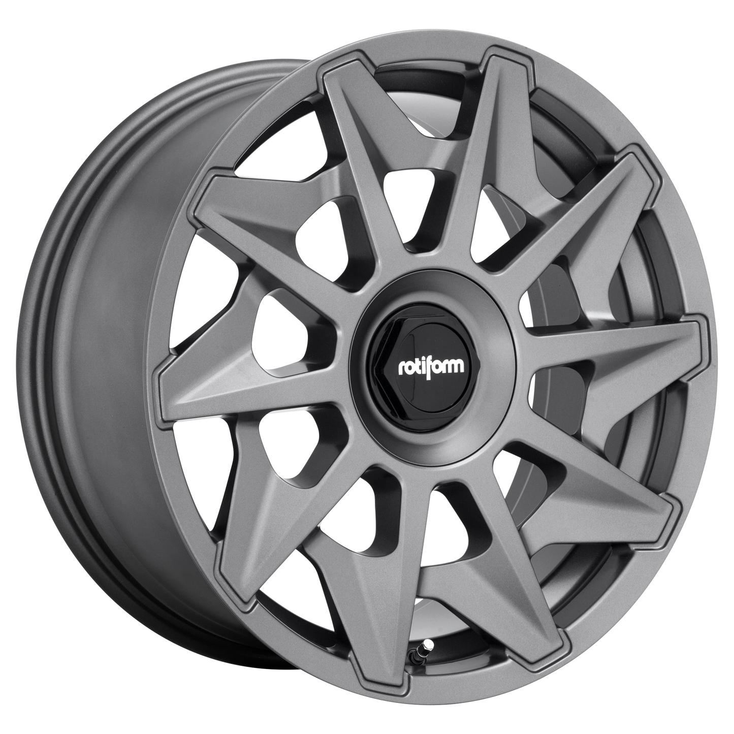 Rotiform 1PC R128 CVT 19X8.5 35 5X112/5X120 MATTE ANTHRACITE