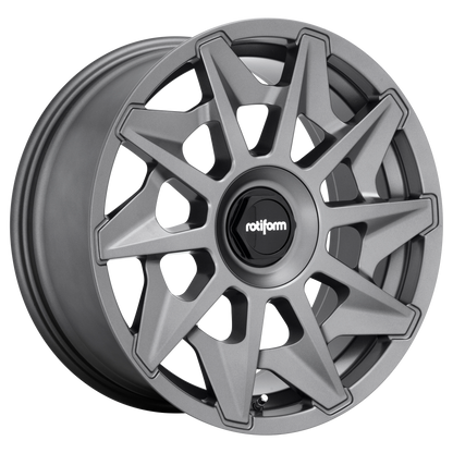 Rotiform 1PC R128 CVT 19X8.5 35 5X112/5X120 MATTE ANTHRACITE