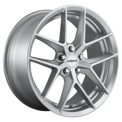 Rotiform 1PC R133 FLG 19X8.5 45 5X112 GLOSS SILVER