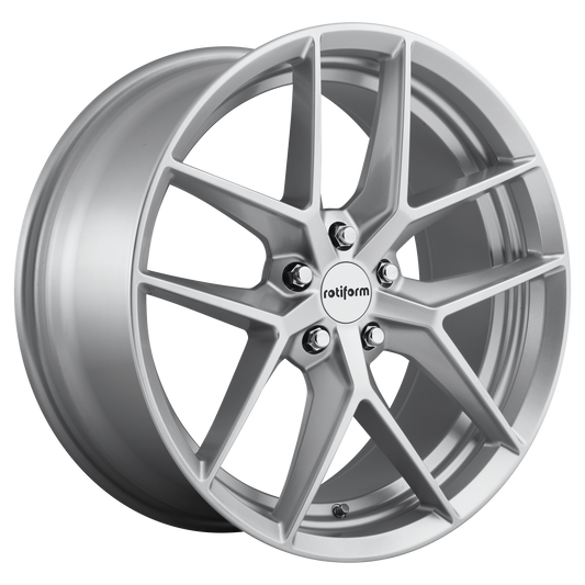 Rotiform 1PC R133 FLG 18x8.5 45 5x108/5x4.25 GLOSS SILVER