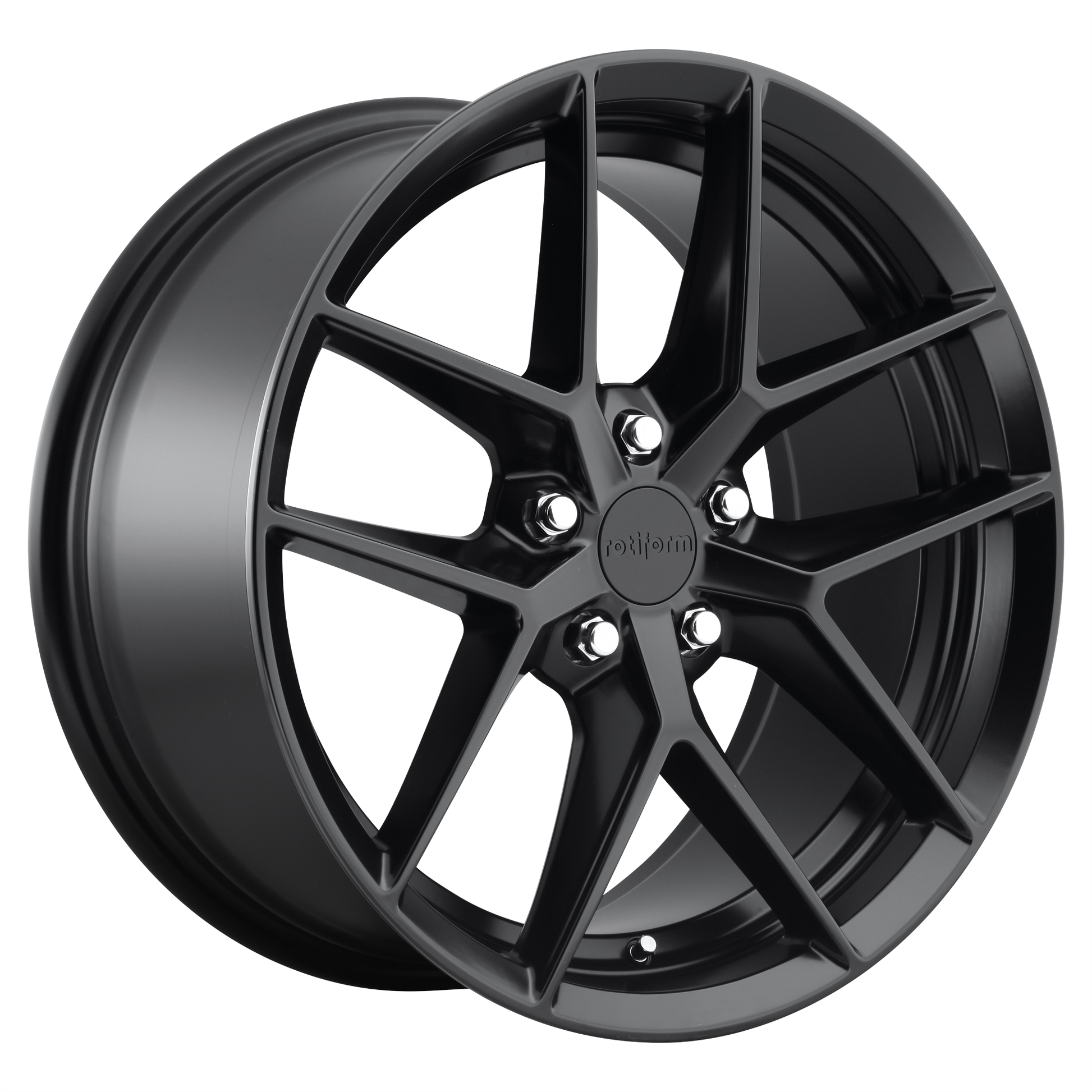 Rotiform 1PC R134 FLG 18x8.5 45 5x114.3/5x4.5 MATTE BLACK