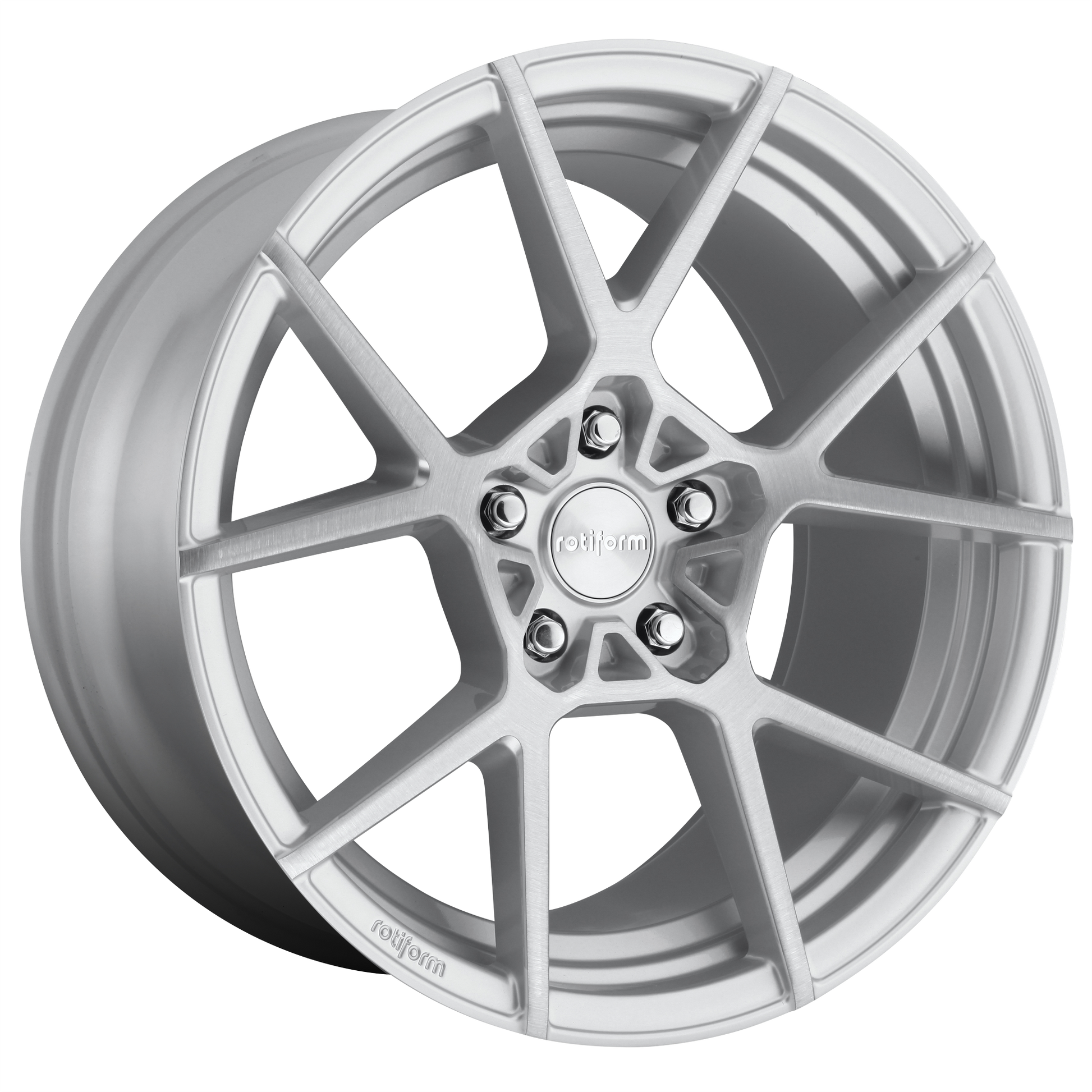 Rotiform 1PC R138 KPS 18x8.5 35 5x112/5x112 GLOSS SILVER BRUSHED