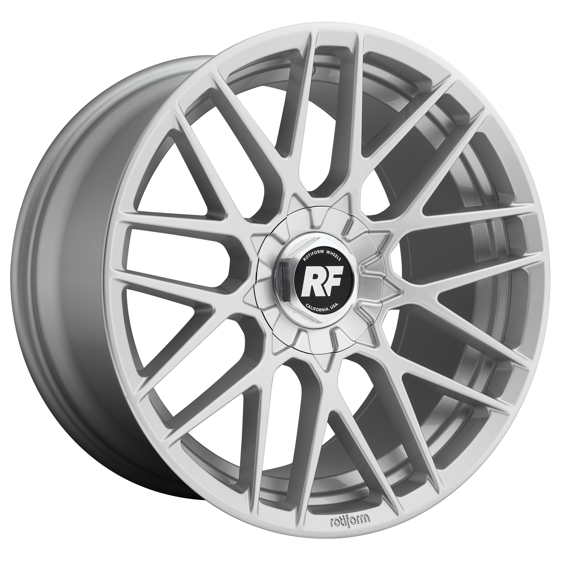 Rotiform 1PC R140 RSE 18X8.5 45 5X112/5X114.3 GLOSS SILVER
