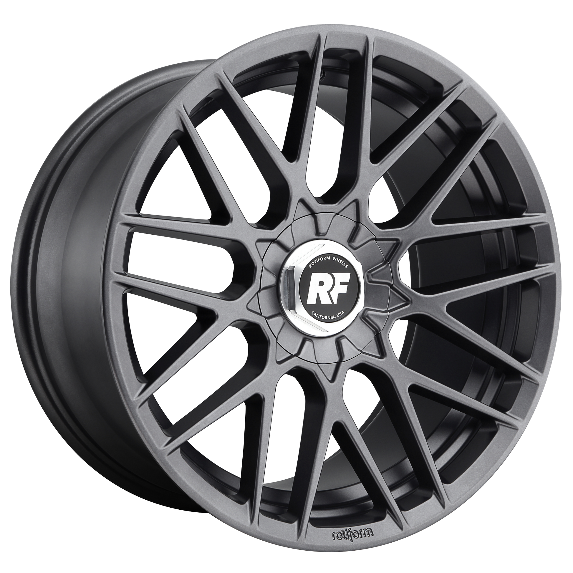 Rotiform 1PC R141 RSE 19x8.5 45 5x108/5x112/5x4.25/112 MATTE ANTHRACITE