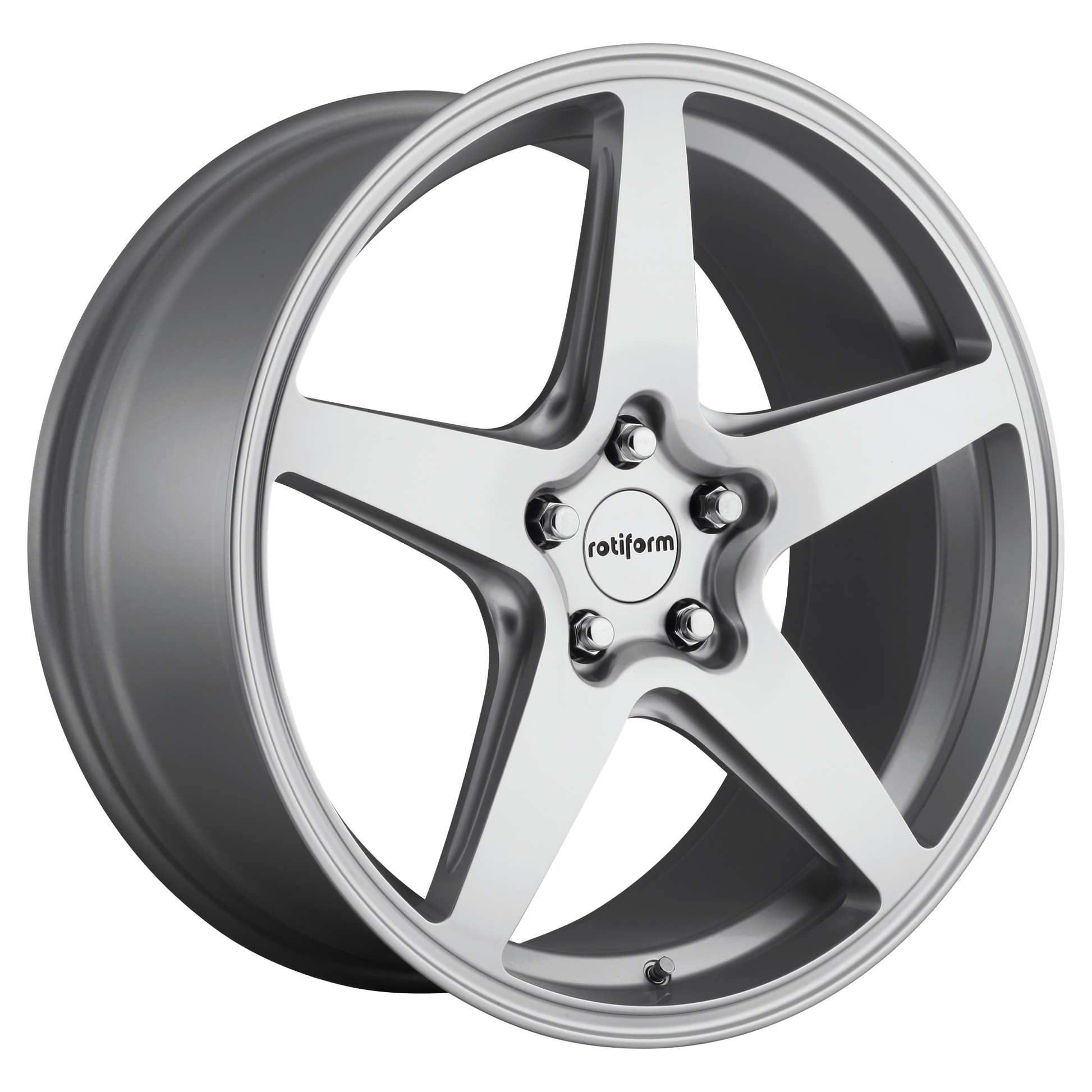 Rotiform 1PC R147 WGR 18X8.5 45 5X112 GLOSS SILVER