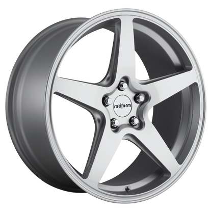Rotiform 1PC R147 WGR 18X8.5 45 5X112 GLOSS SILVER