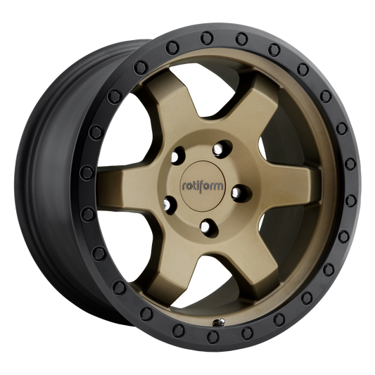 Rotiform 1PC R150 SIx-OR 20x9 1 6x135/6X5.3 MATTE BRONZE BLACK BEAD RING