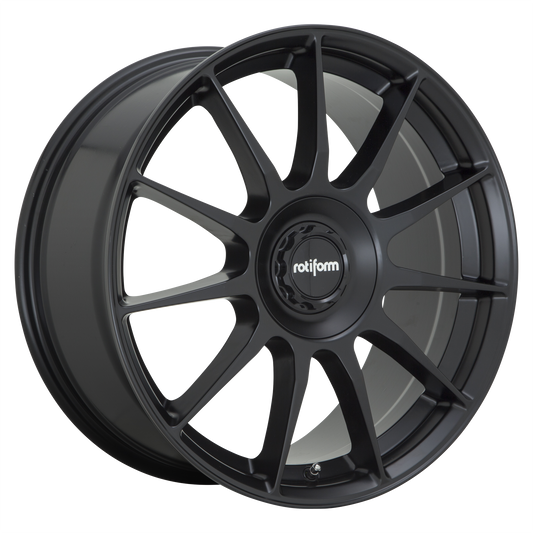 Rotiform 1PC R168 DTM 19X8.5 45 5X108/5X114.3 SATIN BLACK