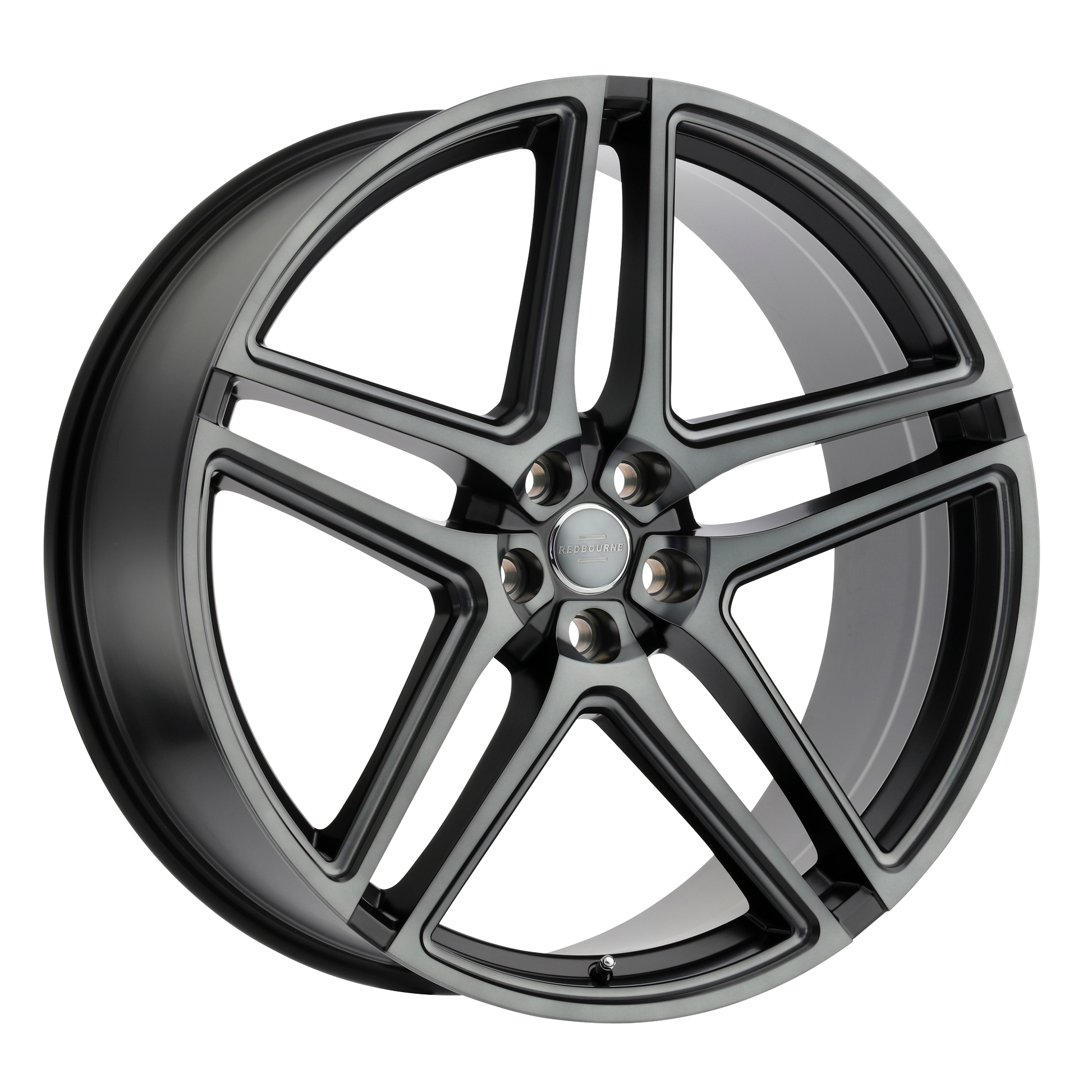 RedBourne CROWN 22X10 35 5X120/5X4.72 MATTE BLACK W/ MACHINED FACE & MILLED SPOKE