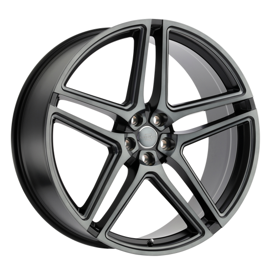 RedBourne CROWN 22X10 35 5X120/5X4.72 MATTE BLACK W/ MACHINED FACE & MILLED SPOKE