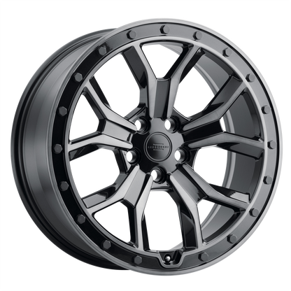 RedBourne MORLAND 20X8.5 25 5X120/5X4.72 GLOSS METALLIC W/ BLACK BRUSHED TINT FACE