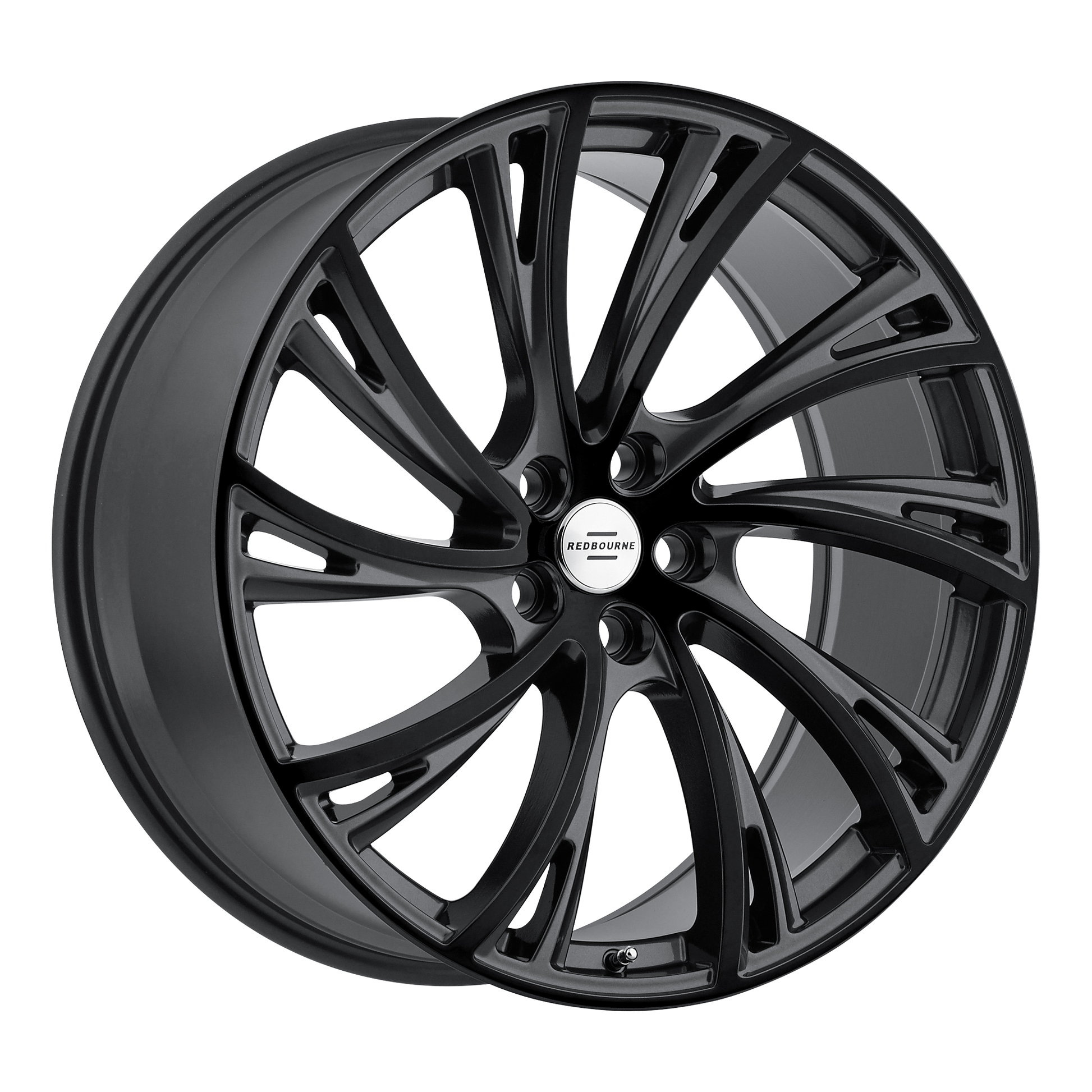 RedBourne NOBLE 20X9.5 32 5X120/5X4.72 GLOSS GUNMETAL W/ GLOSS BLACK FACE