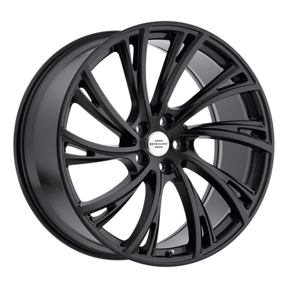 RedBourne NOBLE 22X10 37 5X120/5X4.72 DOUBLE BLACK - MATTE BLACK W/ GLOSS BLACK FACE
