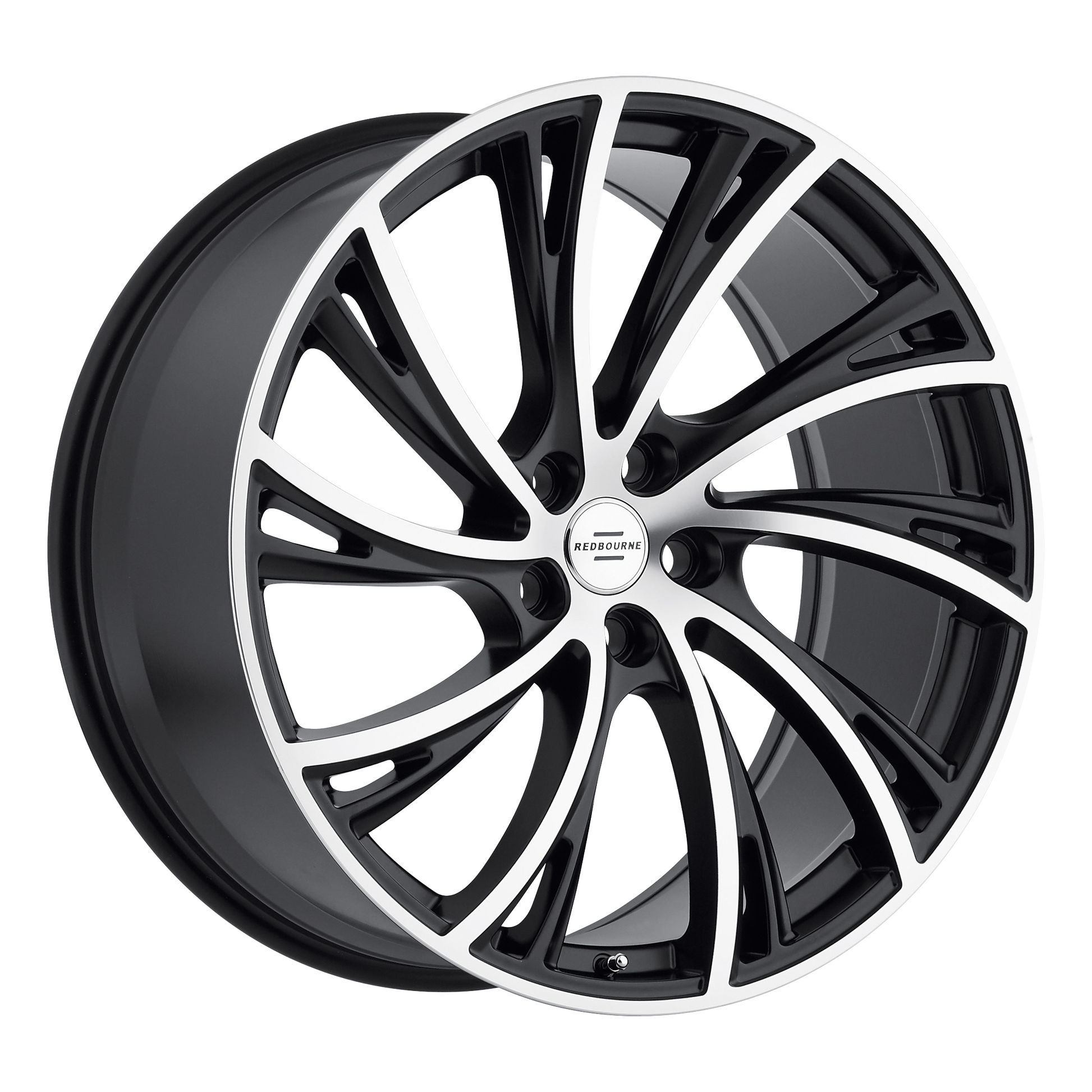RedBourne NOBLE 20X9.5 32 5X120/5X4.72 MATTE BLACK W/ MATTE MACHINED FACE