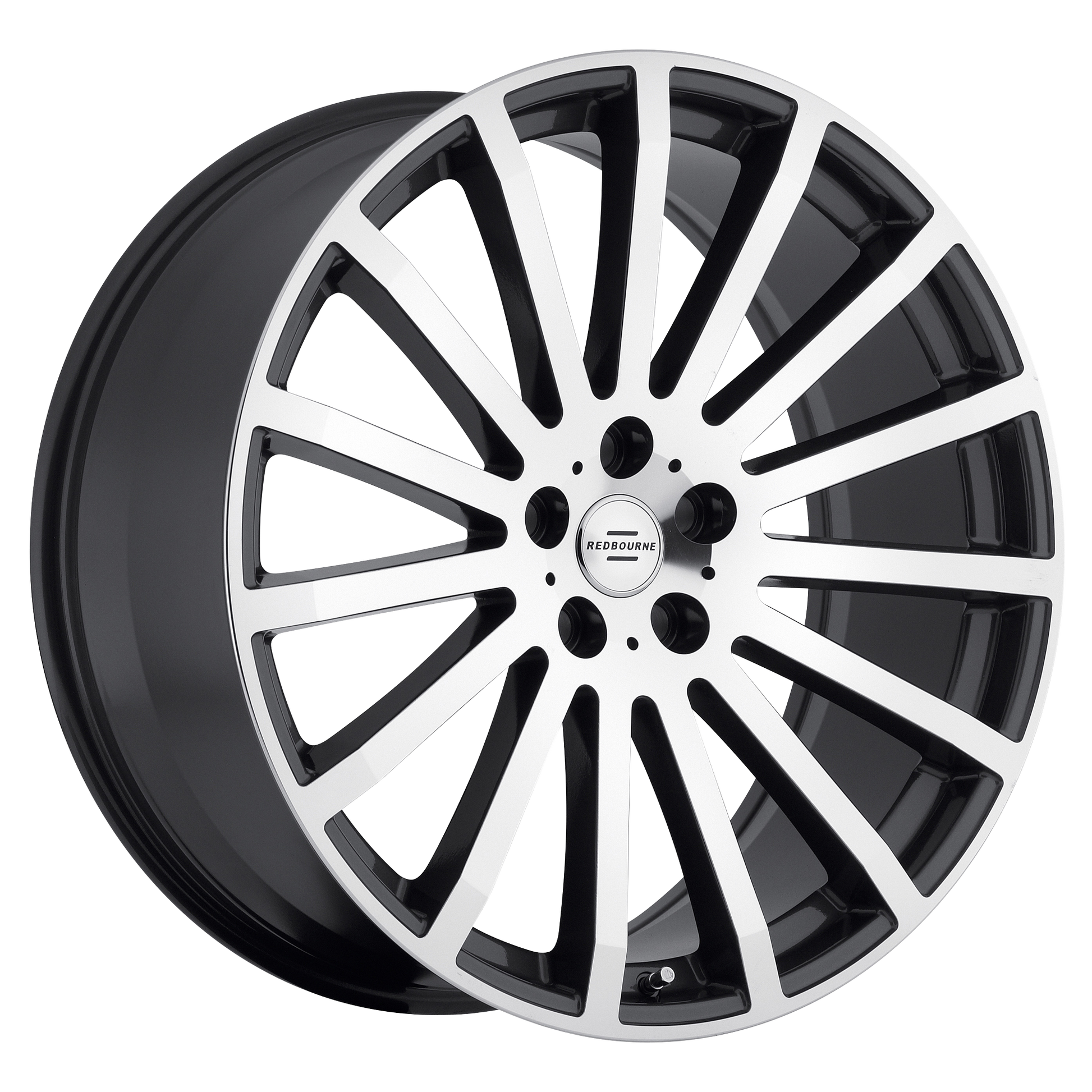RedBourne DOMINUS 22X9.5 32 5X120/5X4.72 GUNMETAL W/ MIRROR CUT FACE