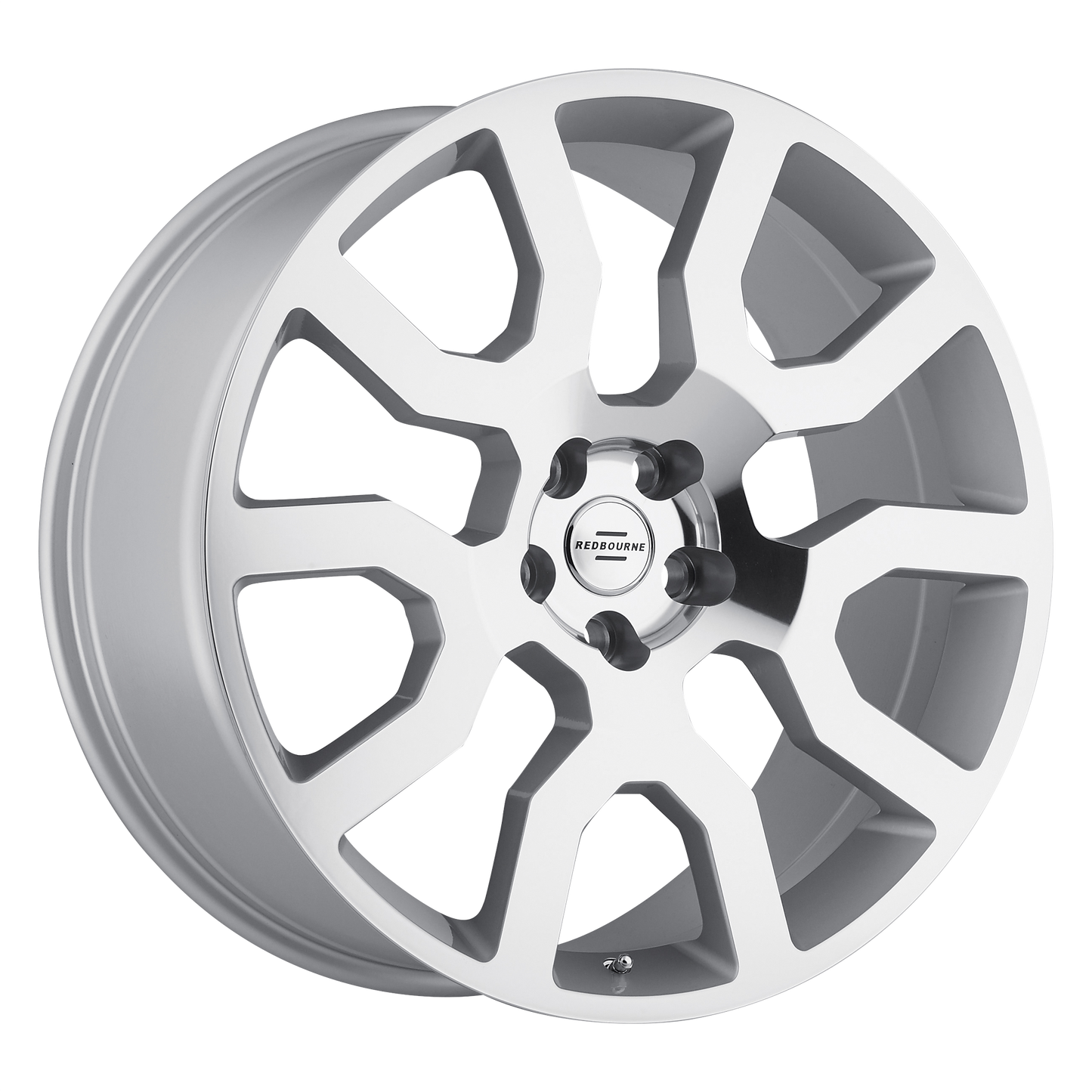 RedBourne HERCULES 22X10 37 5X120/5X4.72 SILVER W/ MIRROR CUT FACE