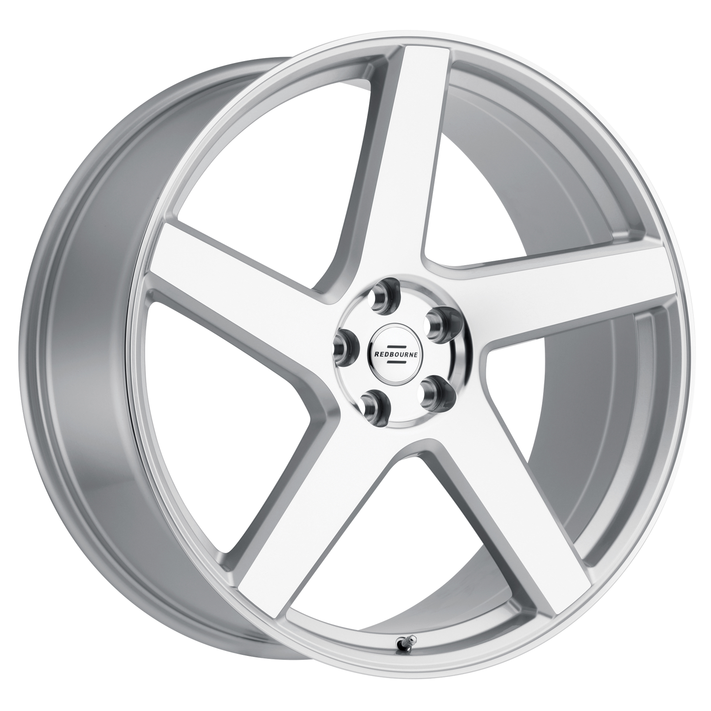 RedBourne MAYFAIR 22X10 35 5X120/5X4.72 SILVER W/ MIRROR CUT FACE