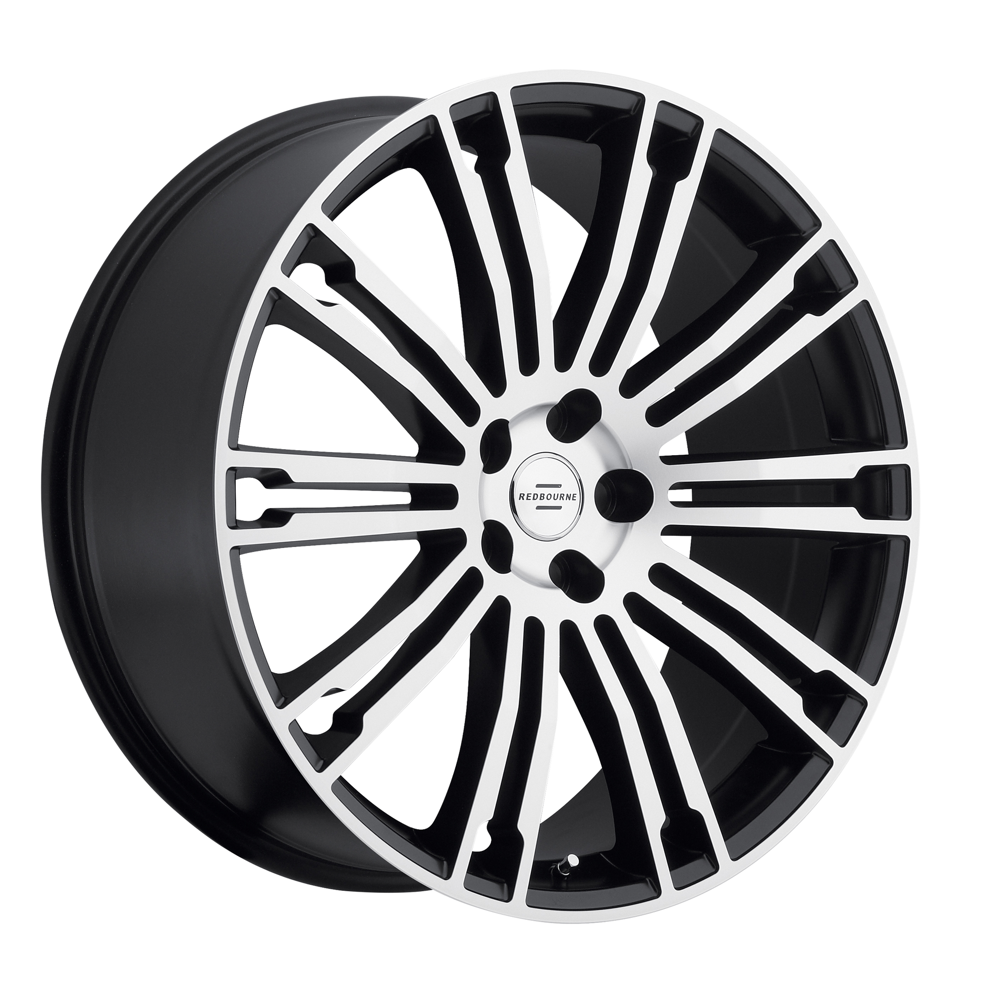 RedBourne MANOR 22X9.5 32 5X120/5X4.72 MATTE BLACK W/ MATTE MACHINED FACE